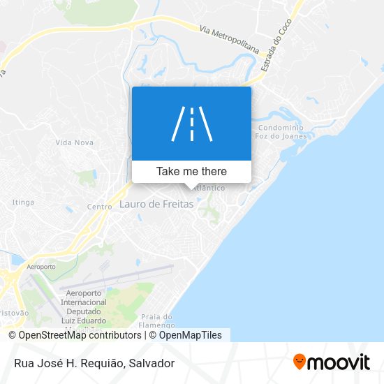 Rua José H. Requião map