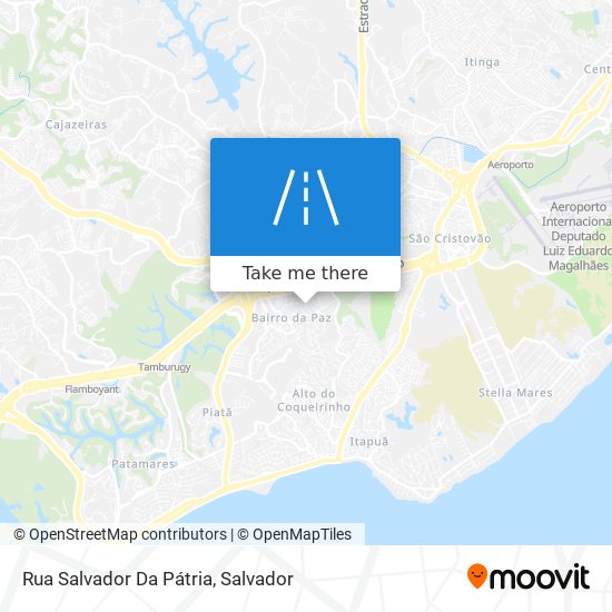 Rua Salvador Da Pátria map