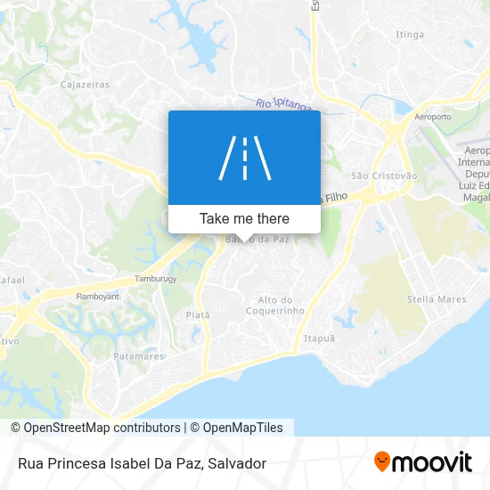 Rua Princesa Isabel Da Paz map