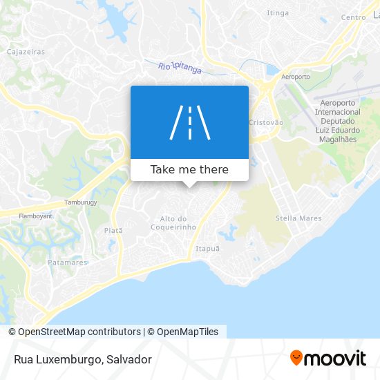 Rua Luxemburgo map