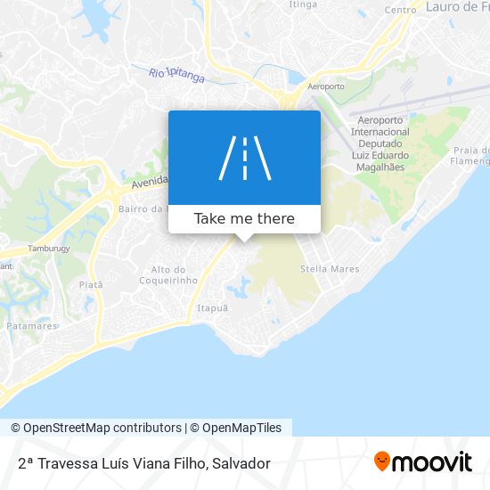 Mapa 2ª Travessa Luís Viana Filho