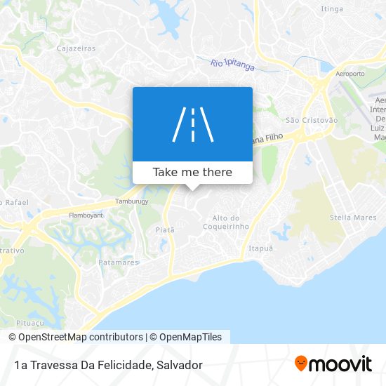 1a Travessa Da Felicidade map