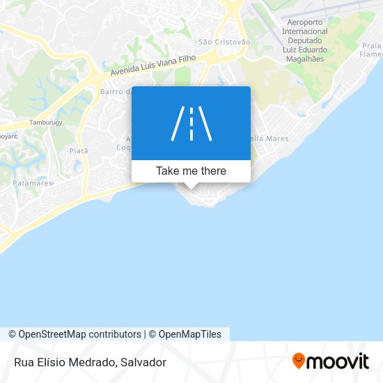 Rua Elísio Medrado map