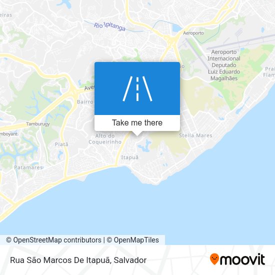 Rua São Marcos De Itapuã map