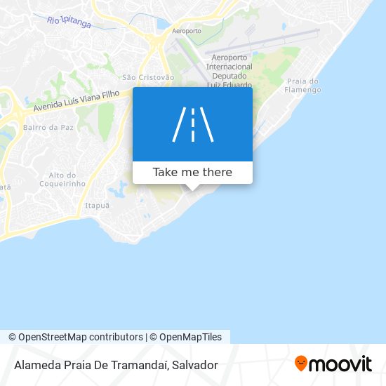 Mapa Alameda Praia De Tramandaí