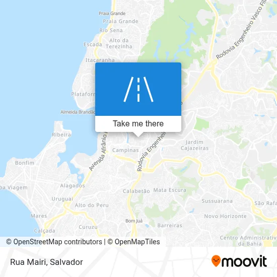 Rua Mairi map