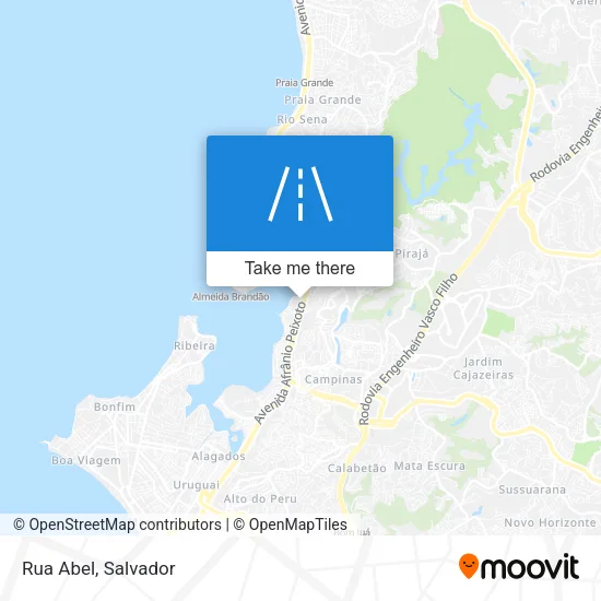 Rua Abel map
