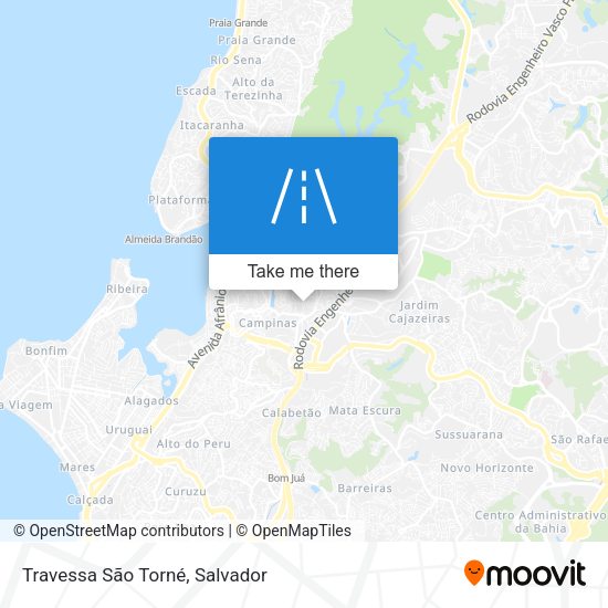 Travessa São Torné map