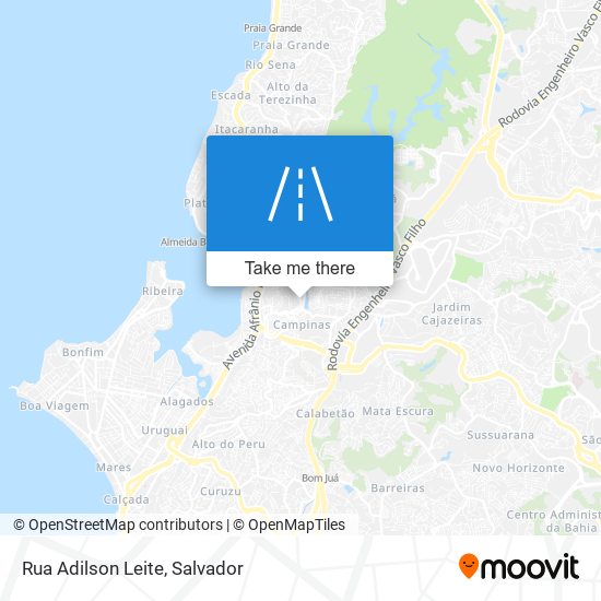 Rua Adilson Leite map