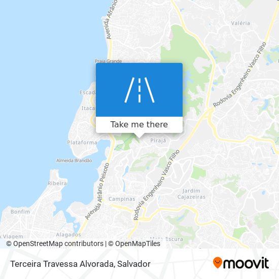 Terceira Travessa Alvorada map