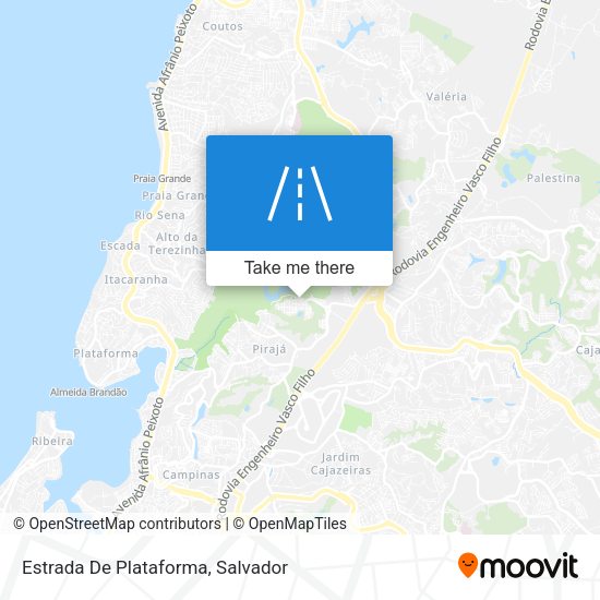 Estrada De Plataforma map
