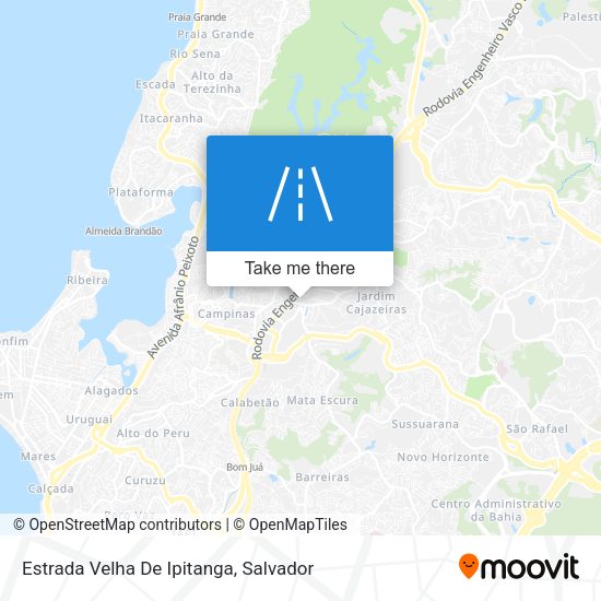 Estrada Velha De Ipitanga map