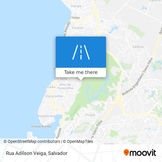 Mapa Rua Adilson Veiga