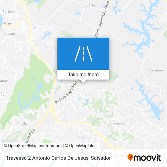 Travessa 2 Antônio Carlos De Jesus map