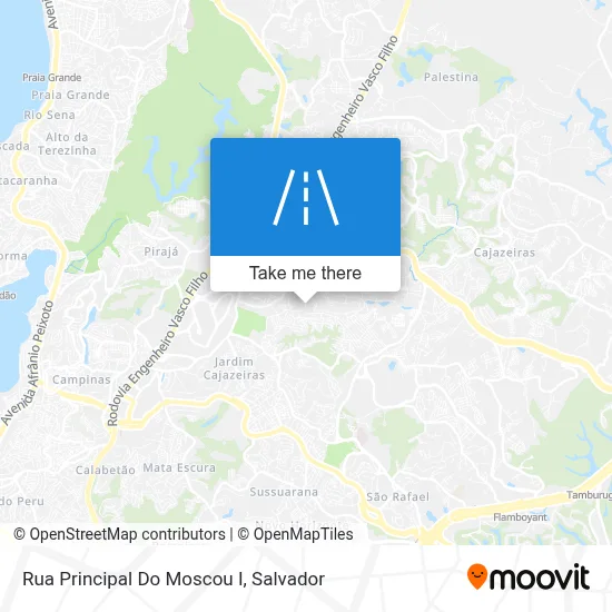 Rua Principal Do Moscou I map