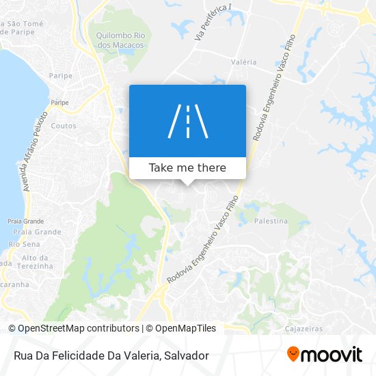 Mapa Rua Da Felicidade Da Valeria