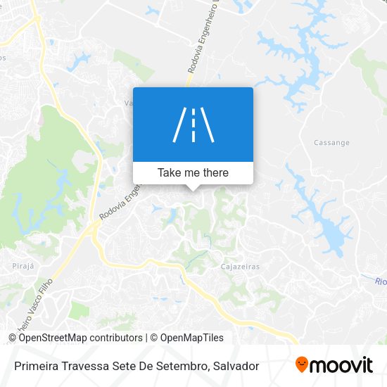 Primeira Travessa Sete De Setembro map