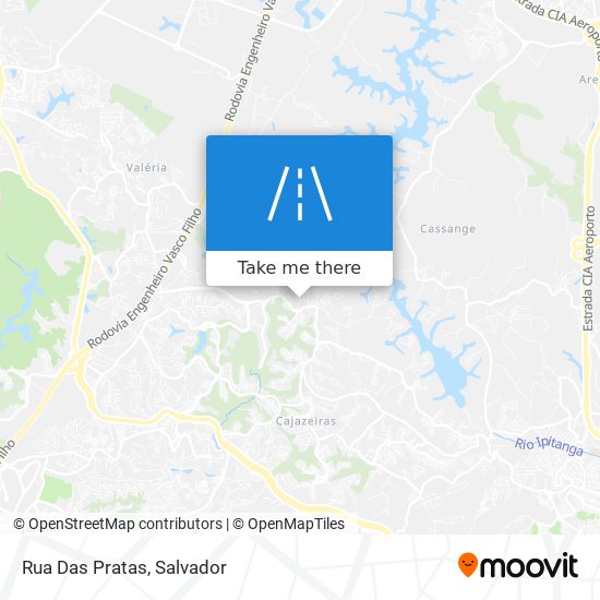 Rua Das Pratas map