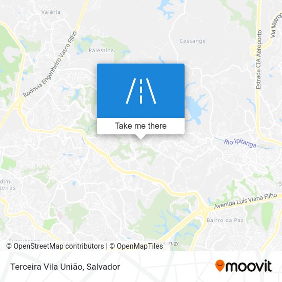 Terceira Vila União map