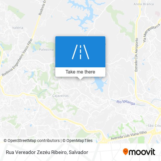 Rua Vereador Zezéu Ribeiro map