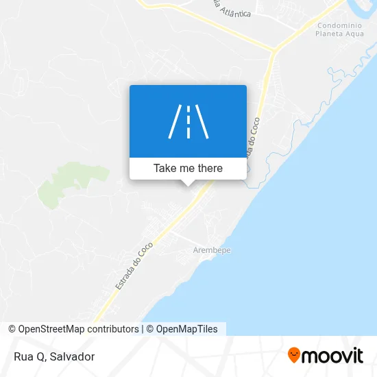 Rua Q map