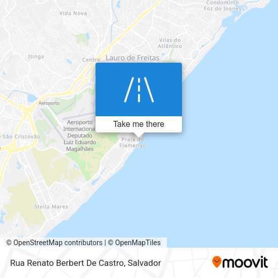 Rua Renato Berbert De Castro map