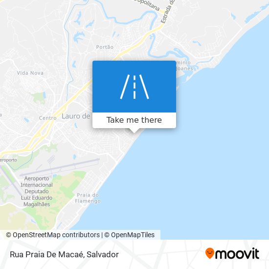 Mapa Rua Praia De Macaé