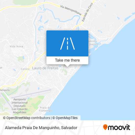 Alameda Praia De Manguinho map