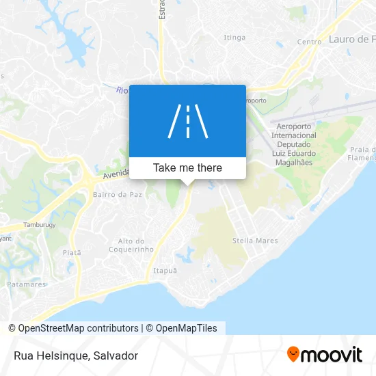 Rua Helsinque map