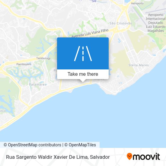 Rua Sargento Waldir Xavier De Lima map