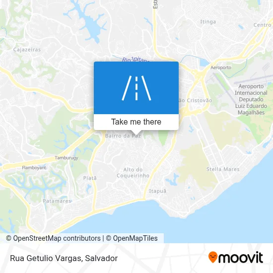 Rua Getulio Vargas map