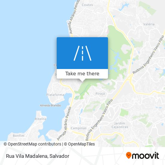 Mapa Rua Vila Madalena