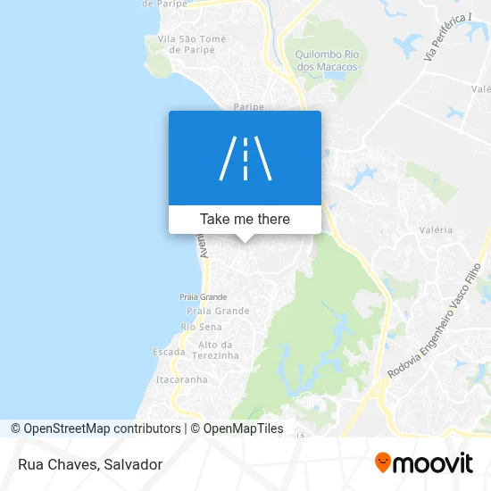 Rua Chaves map