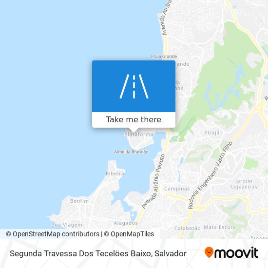 Segunda Travessa Dos Tecelöes Baixo map