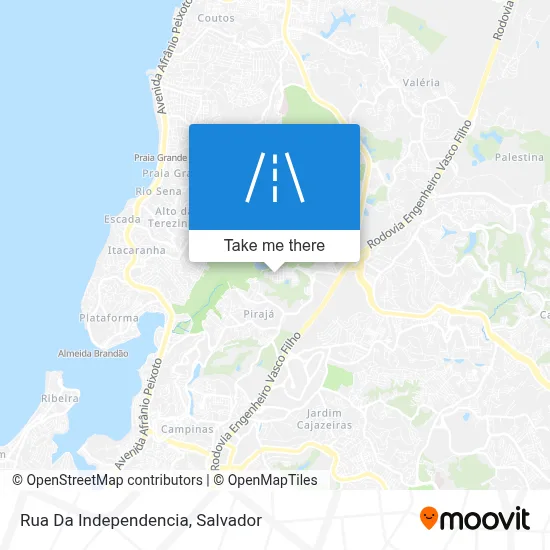 Rua Da Independencia map