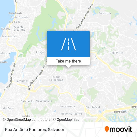 Rua Antônio Rumuros map