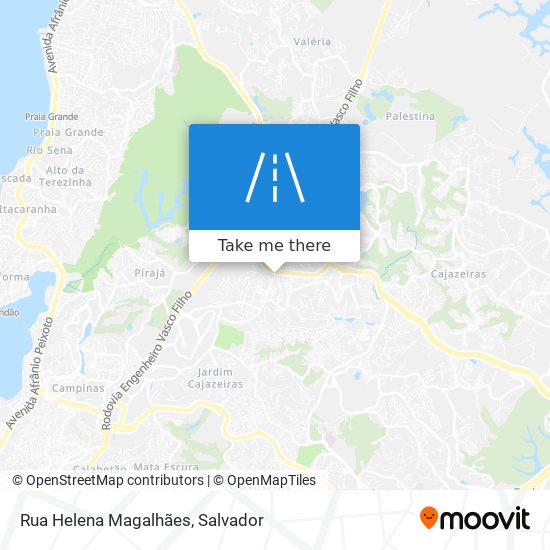 Mapa Rua Helena Magalhães