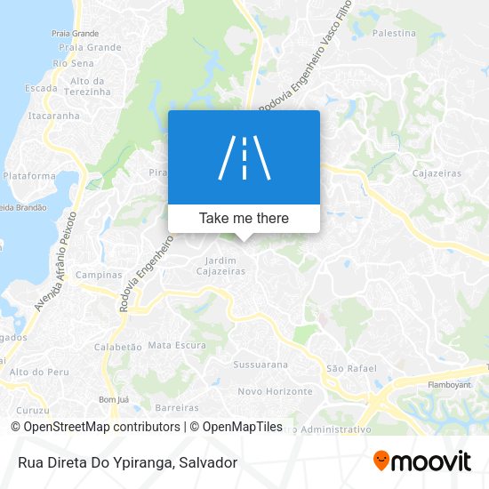 Rua Direta Do Ypiranga map