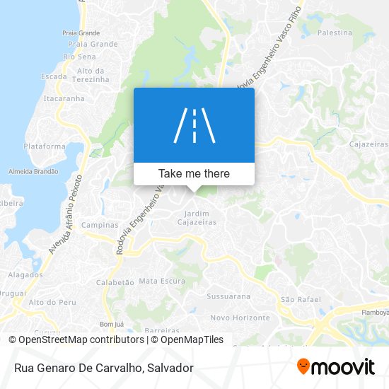 Mapa Rua Genaro De Carvalho