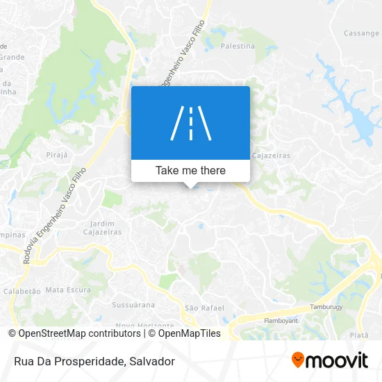 Rua Da Prosperidade map