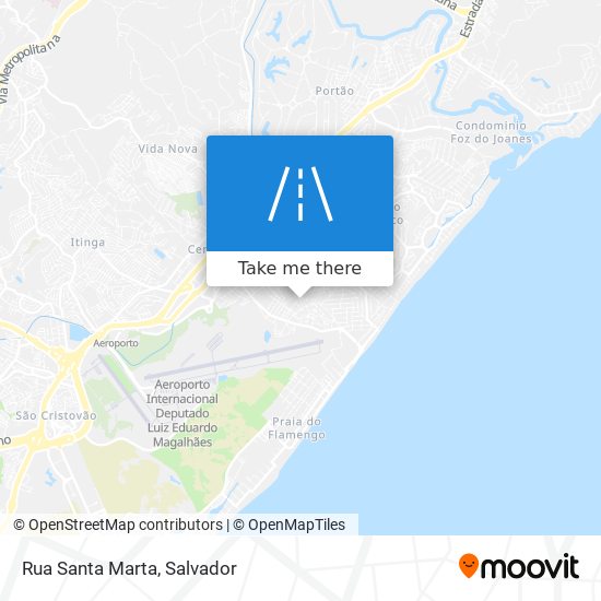 Rua Santa Marta map