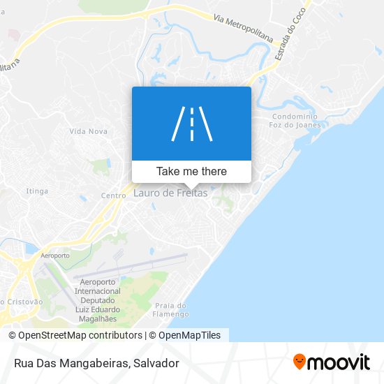 Rua Das Mangabeiras map