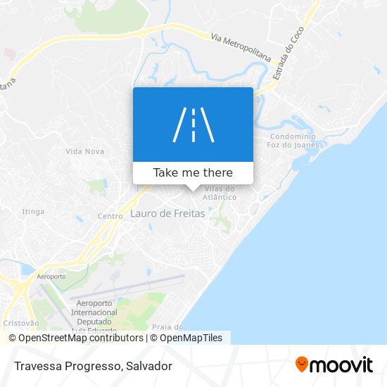 Mapa Travessa Progresso