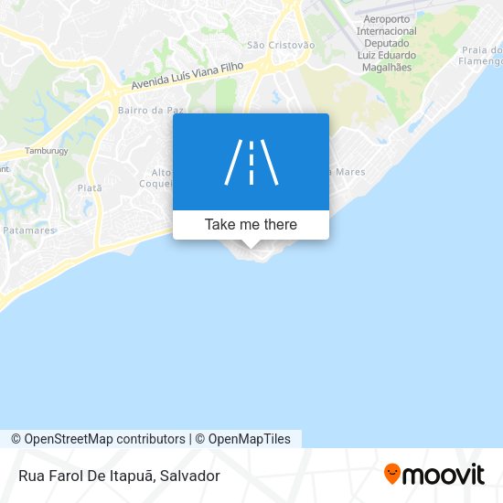 Rua Farol De Itapuã map