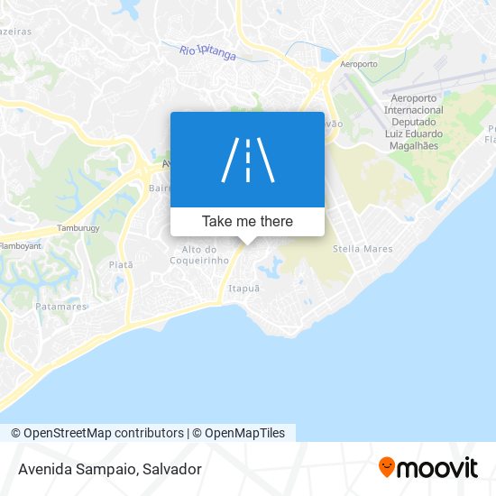 Avenida Sampaio map