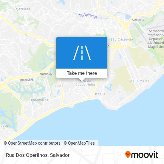 Rua Dos Operãnos map