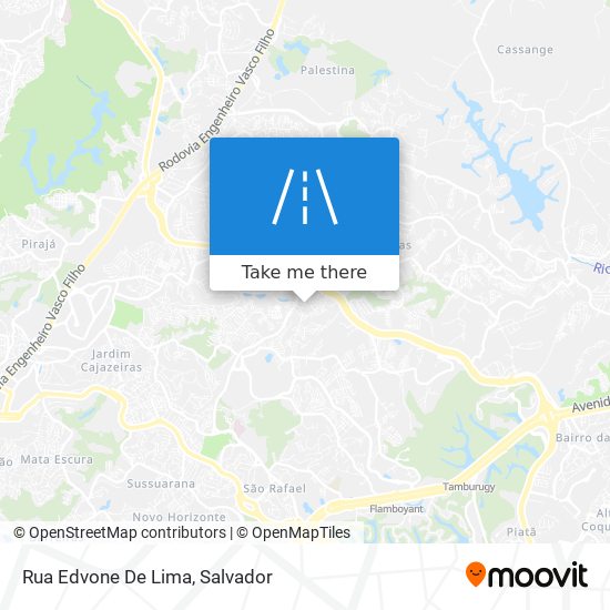 Mapa Rua Edvone De Lima