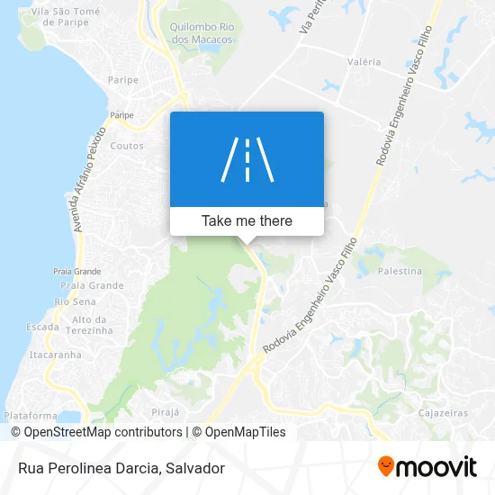 Rua Perolinea Darcia map