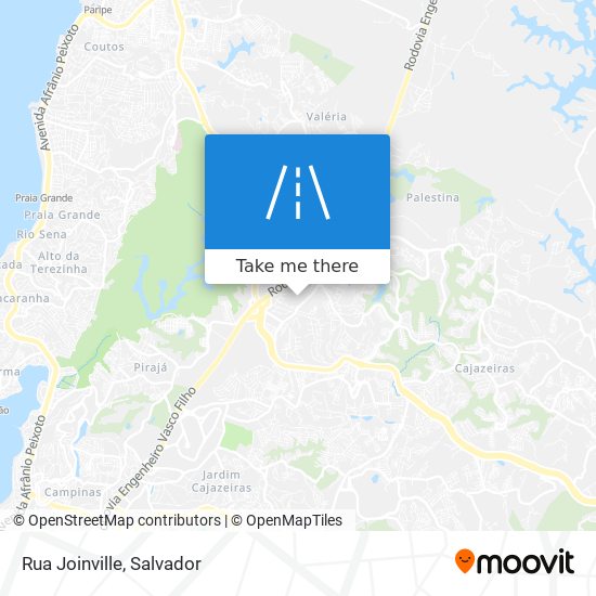 Rua Joinville map