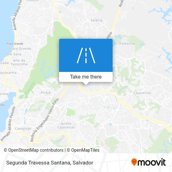 Segunda Travessa Santana map